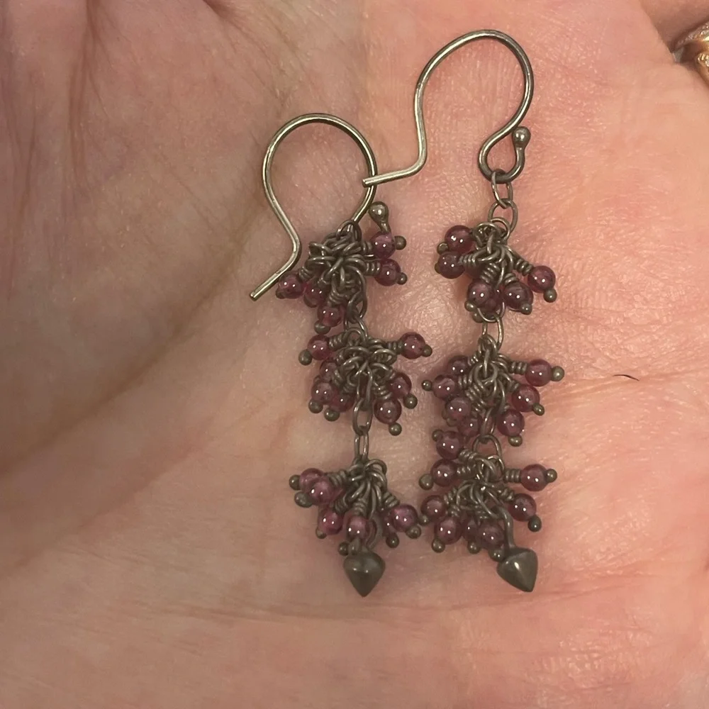 Me&Ro ruby earrings - Picture 2 of 4
